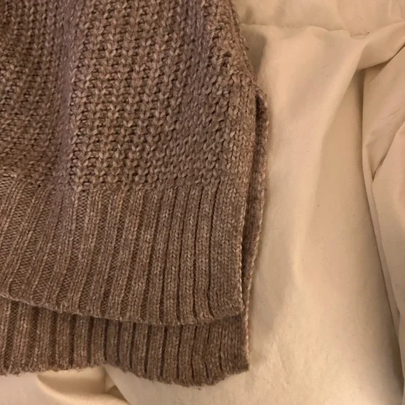 American Eagle Oversized Brown Tunic Knit Sweater - Picture 5 of 8